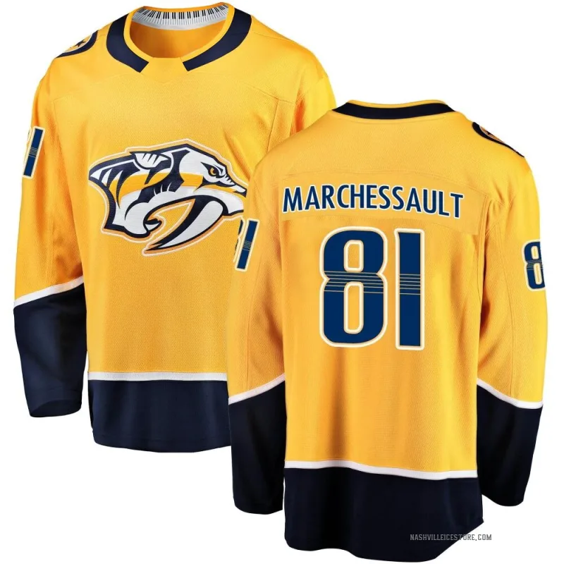 Gold Men's Jonathan Marchessault Nashville Predators Breakaway Home Jersey